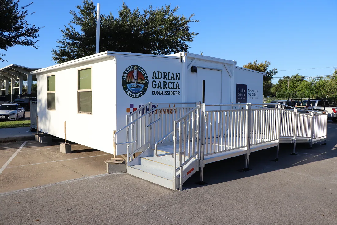 TRS Health Aldine clinic — community pod at Harris County Precinct 2
