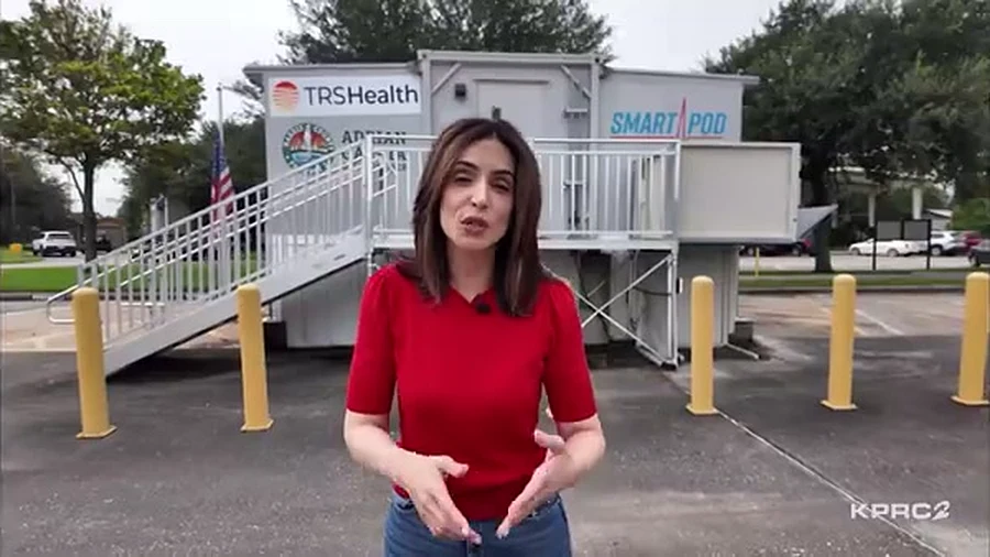 KPRC 2 report on lowering healthcare costs in Houston, filmed at the Access2Health Smart Pod in Aldine