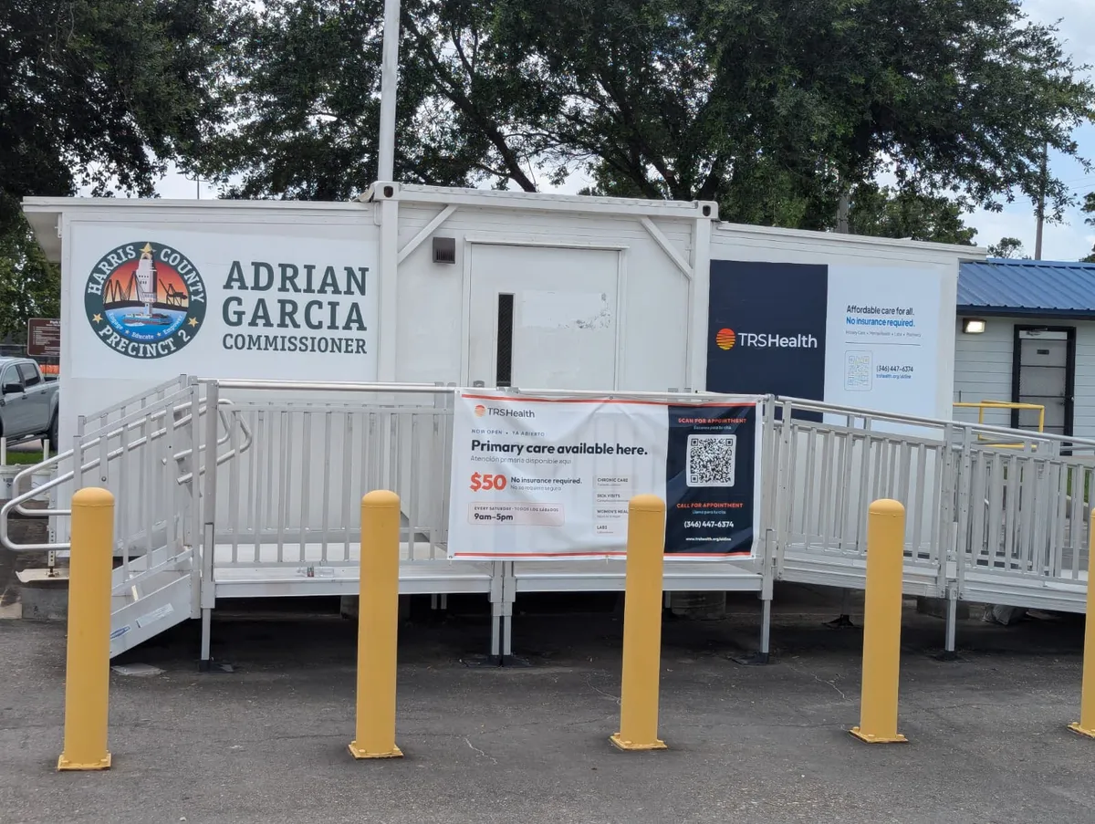 TRS Health Aldine clinic — community pod at Harris County Precinct 2